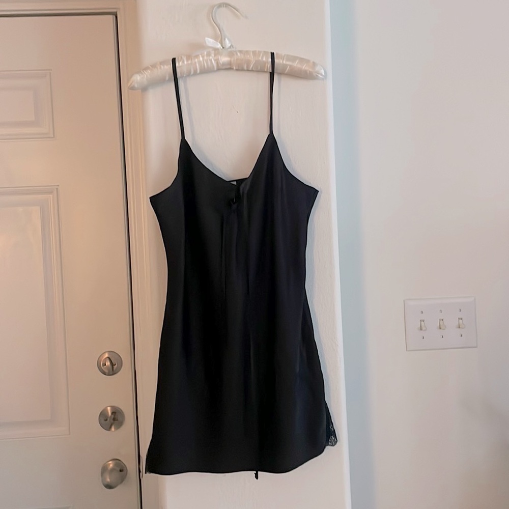 Forever 21 Black Slip Dress Size M